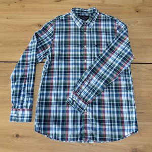 American Eagle Men's Plaid Button Down Shirt -Size XL